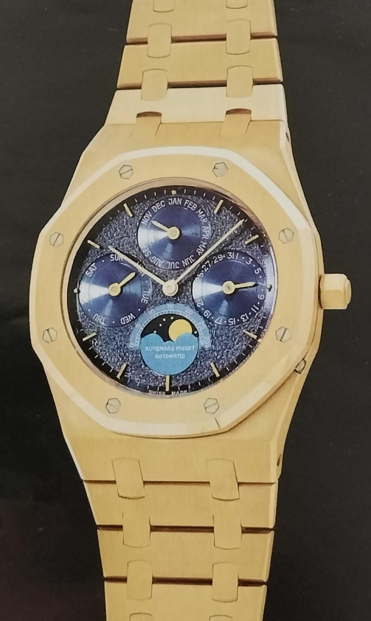 Audemars Piguet Royal Oak perpetual calendar in gold