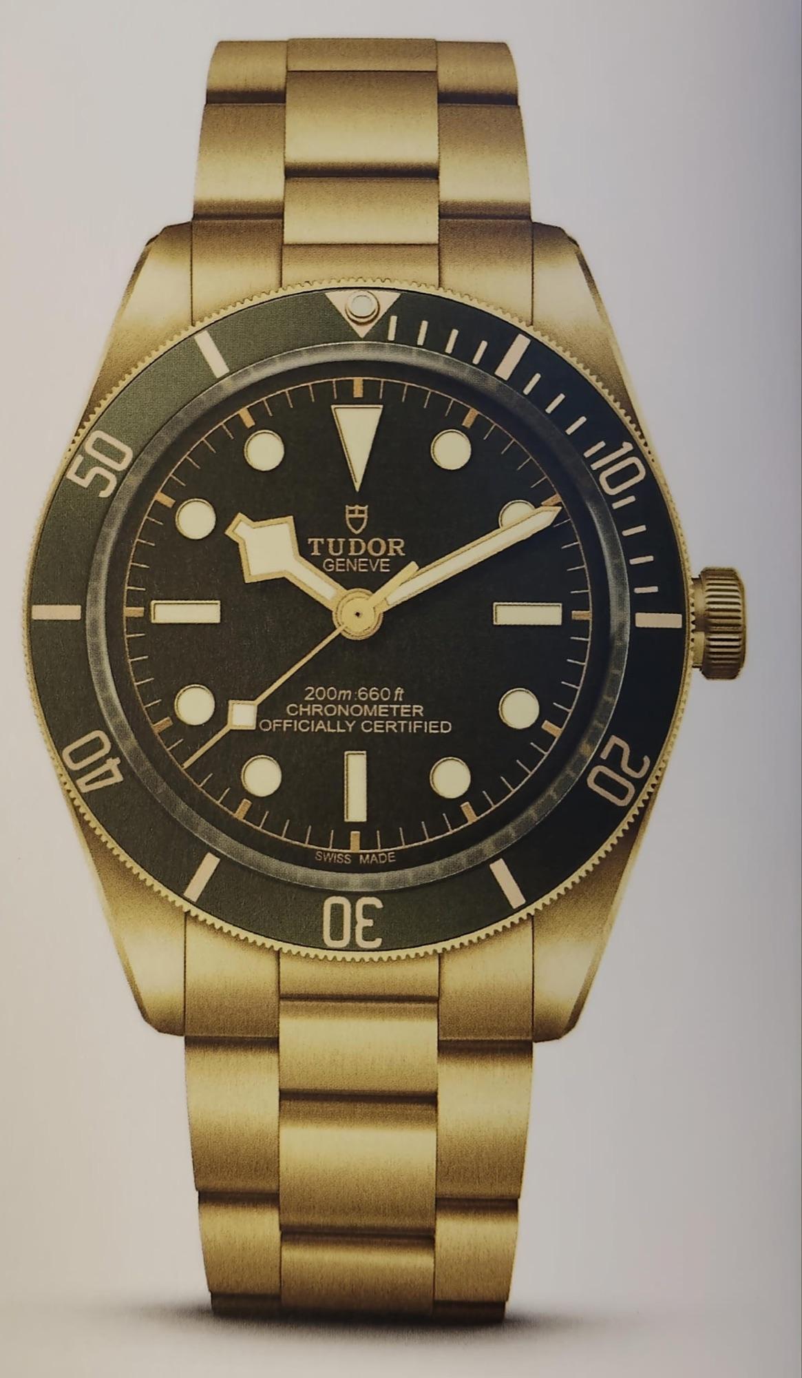 Tudor Black Bay 58 in gold